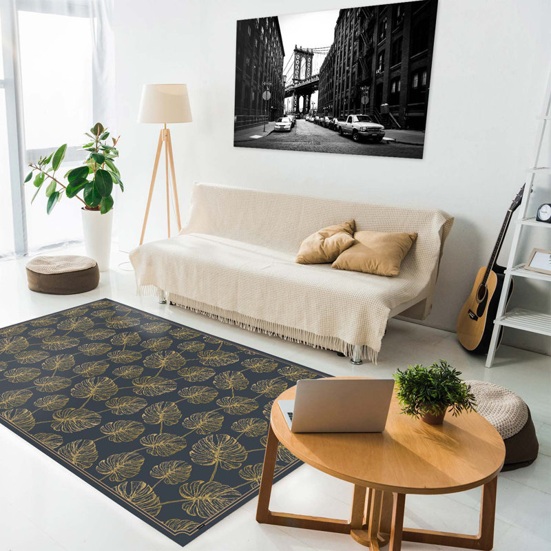 Earby Floral Indoor Doormat, 136 x 203 cm