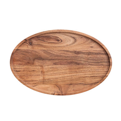 Oval Acacia Wood Tray
