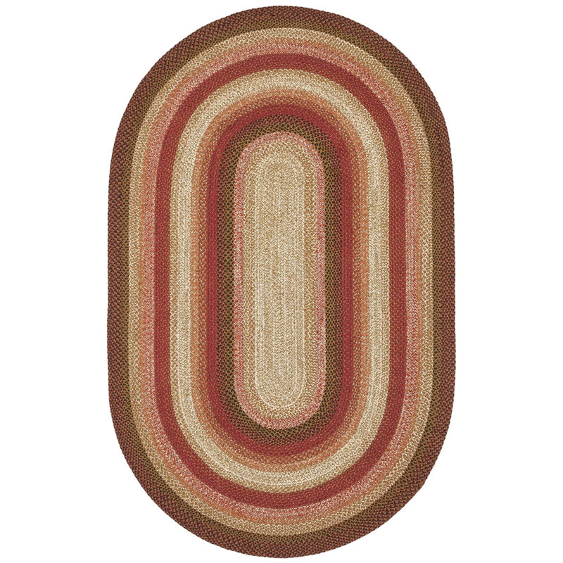 Amadio Geometric Indoor Rug, Oval 5' x 8'