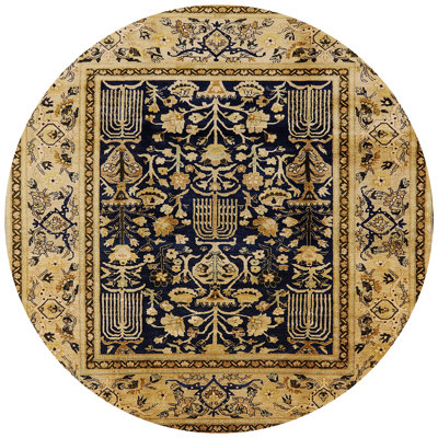 Tapis oriental beige / noir