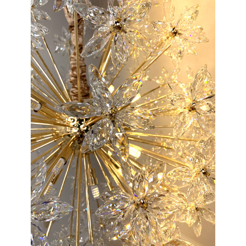 Lustre rond 10 lumières Bouquet
