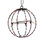 Kurt Adler 6-Inch RGB LED Foldable Metal Sphere