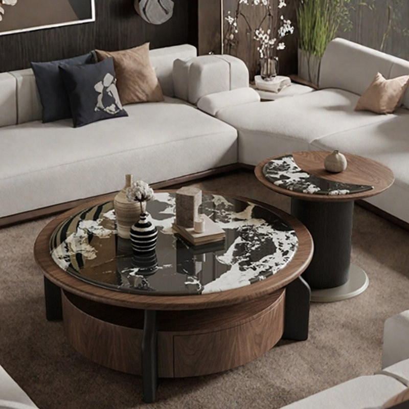 Table basse légère et luxueuse