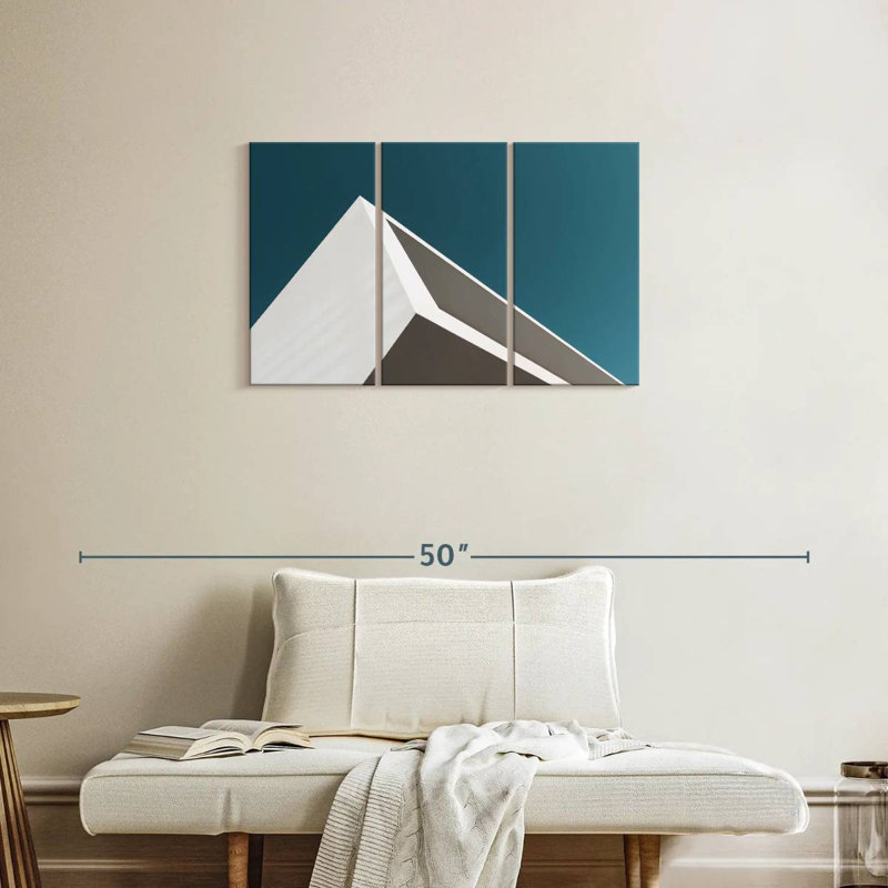 Geometric Building Corner, 20" H x 33" W