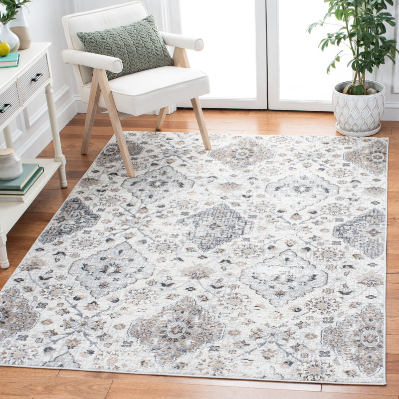Shivan 100 Performance Floral Rug, Rectangle 8' x 10'