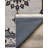 Isabel Collection Digital Print Cotton-Polyester Gray Moroccan Rug-832079072