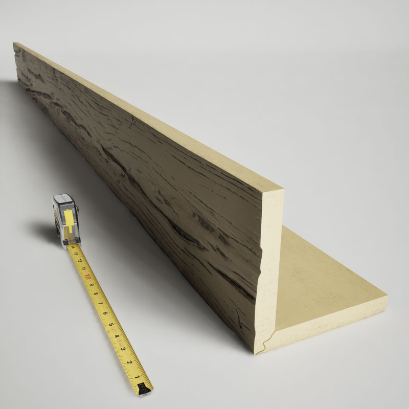 Toffee Faux Wood Beam 4"H x 8"W x 22'L