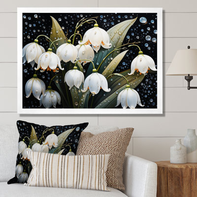 " White Graceful Snowdrops Flowers II "