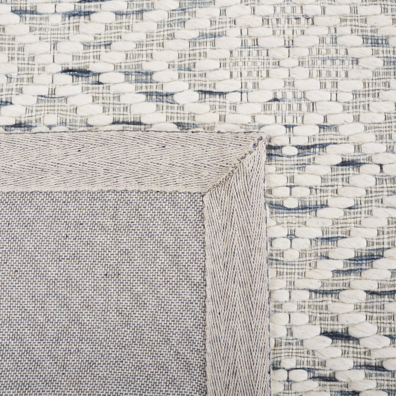 Demekia Hand Woven Performance Geometric Rug, Rectangle 5' x 8'