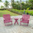 Amalfi Folding HDPE Outdoor Adirondack Chair-1790042048