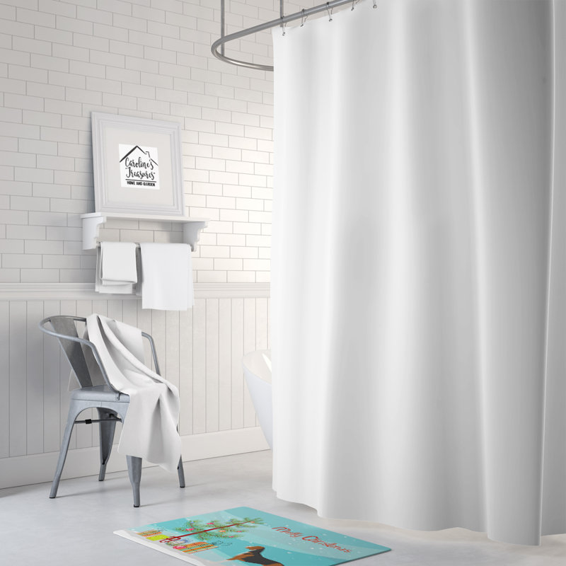 Tapis pour salle de bain chinois, Chien courant de Hamilton