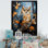 «Enchanted Forest Sentinels Owl I» sur toile