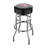 Commercial Grade Chrome Swivel Bar Stool with Vibrant Team Colors  -113702933
