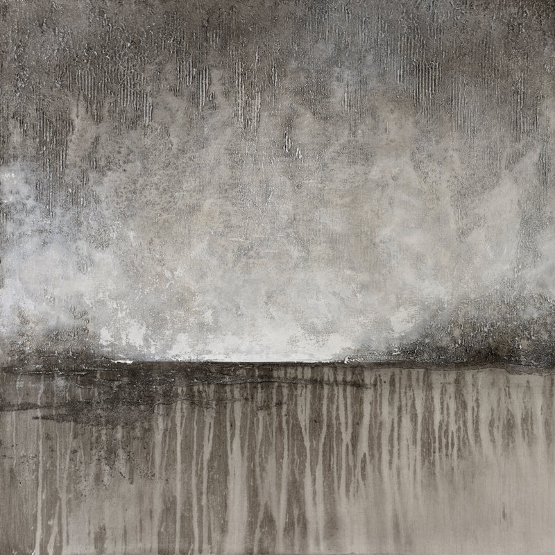 " Gray Textured Landscape ", 30" H x 30" W  