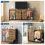 Armoire 6 tiroirs en tissu avec tringle-231123914