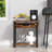 Simple Bedside Table with Open Storage Shelf, Charging Station, Easy to Assembly-200053754