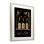 Tablette victorienne d'apothicaire encadrée sous verre, design par Yen