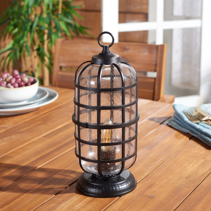 Lampe de table noire 13,19 po Abdulbari