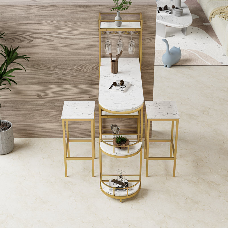 Aprille 2 - Person Four Leg Dining Set