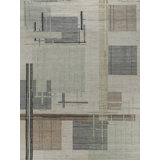Contemporary One-of-a-Kind Rectangle 9'1" X 12'2" Hand Knotted Area Rug