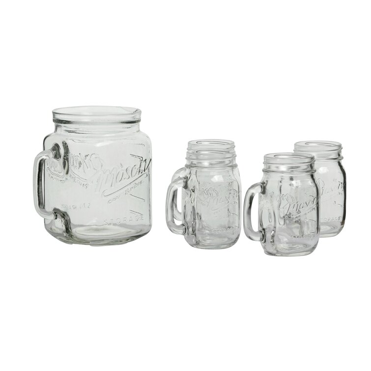 Mason Craft & More 20oz White Mason Jar Mug