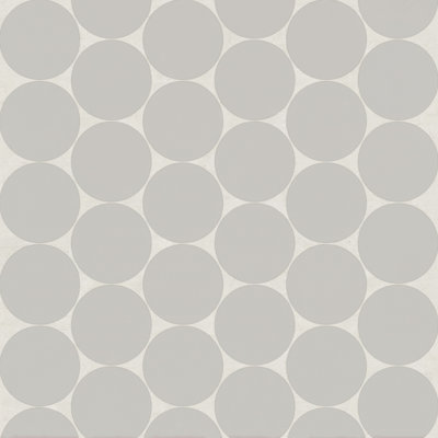 Carreau de mosaïque rond en porcelaine mat 2 "x 2" Marin