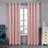 Bursaite 100 Percent Blackout Double Layers Lined Curtain Panel Pair-1142646899-1142647682