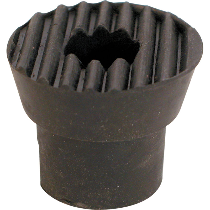Prime-Line 1 po, noir, caoutchouc, embouts de remplacement pour supports de porte rabattables