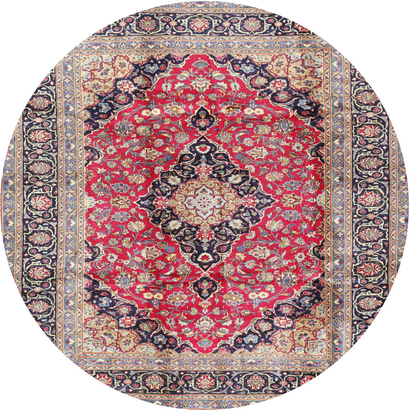 Tapis oriental tissé à la machine Dondi, Rond 5 pi