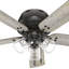 Ventilateur de plafond à 5 pales de 52 po avec lumières Shady Grove-85433801