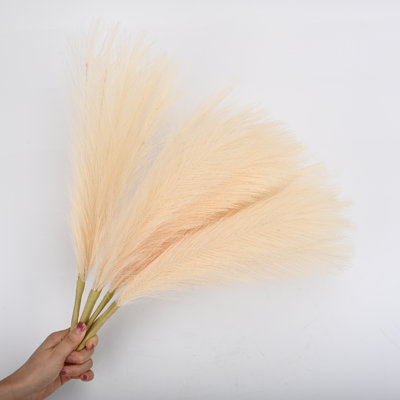 Faux Pampas Grass Stems Arrangement