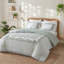 Ensemble de literie vert, ensemble de couette en polyester pour la maison