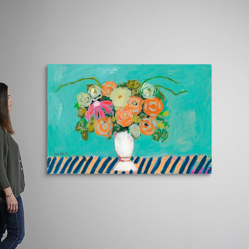 Reproduction d’art sur toile, "You méritez good things" par Kait Roberts, H 40 po x l 60 po x P 1,25 po, Toile tendue