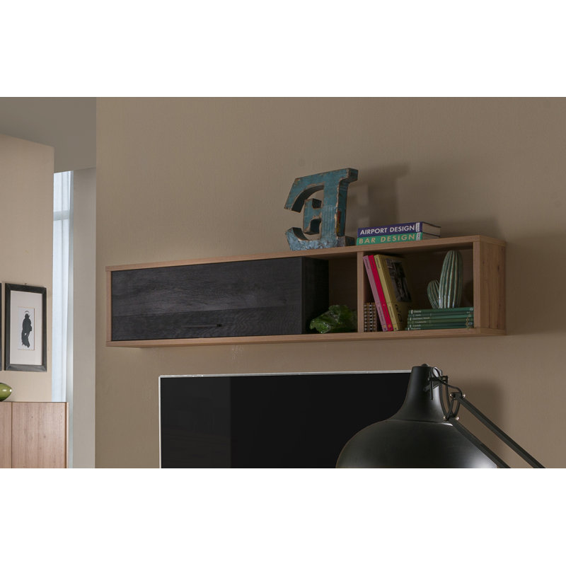 Vitruvia Floating Shelf with Reclaimed Wood
