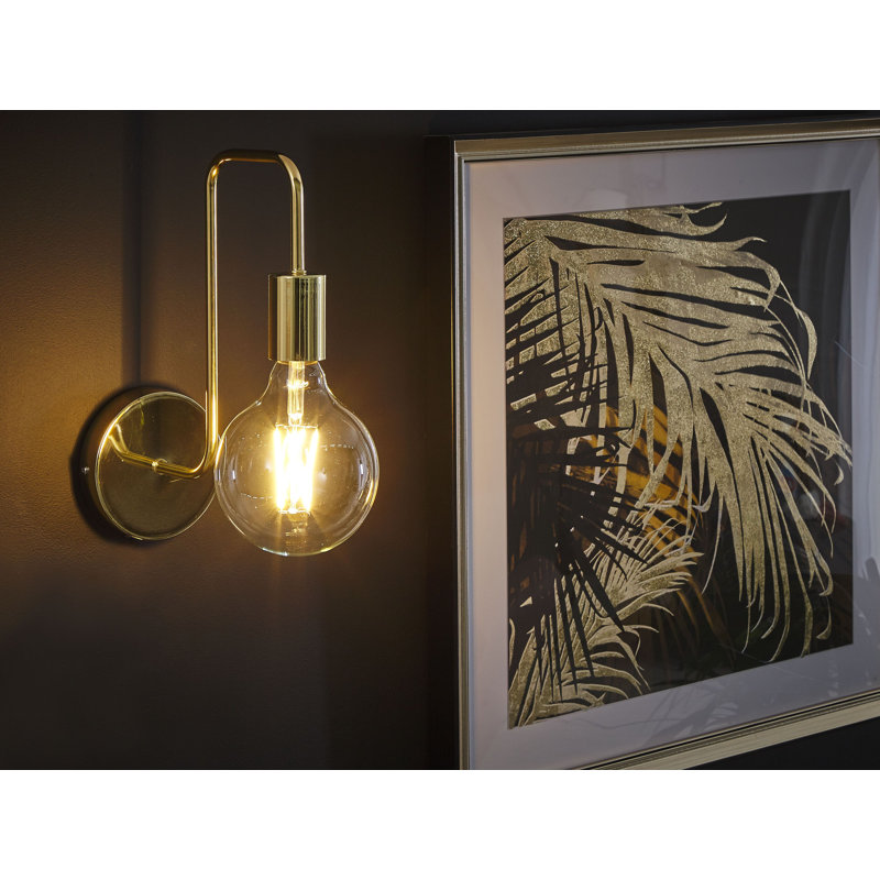 Salazar Aluminium Armed Sconce, Gold