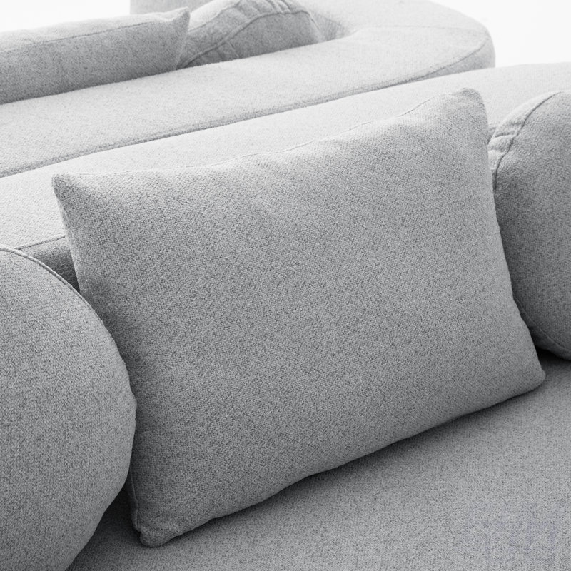 Canapé modulaire Boneless Couch, Gris