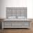 Haylee King Panel Bed w/ Decorative Headboard-1642731601