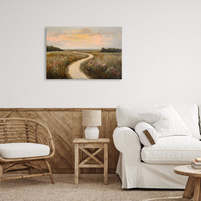 Path To Sunset View Canvas, design by Franklyn Gregory