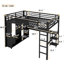 Structure de lit mezzanine en métal avec garde-robe intégrée, bureau et tablettes de rangement pour la chambre à coucher, conception peu encombrante-1967766581-1967766578