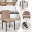 Chaise de salle à manger moderne avec pieds en métal-1281900306