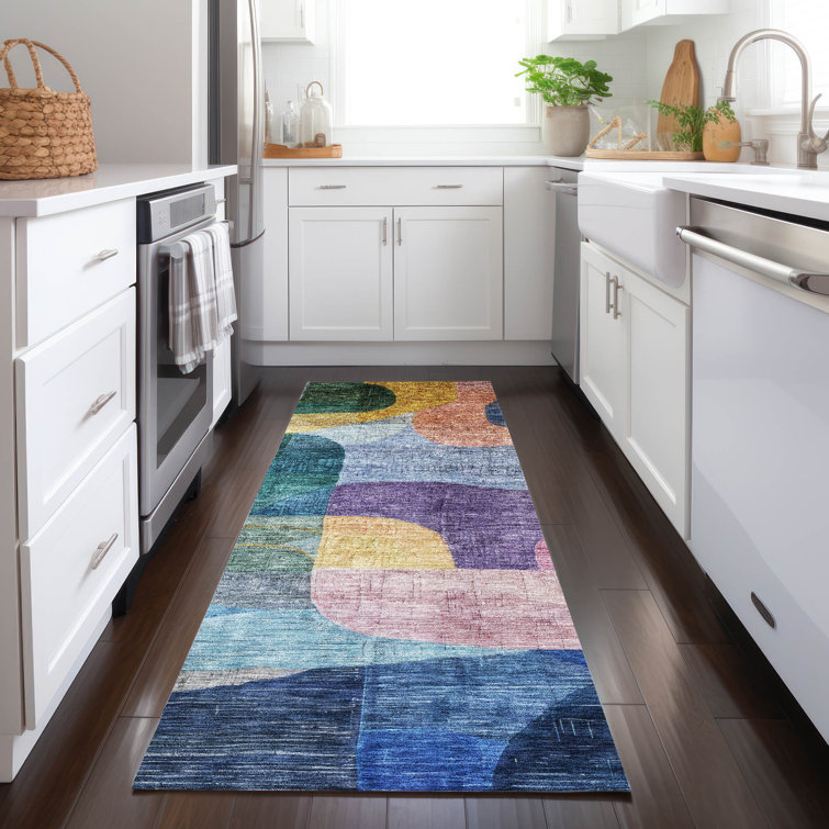 Machine Washable Indoor/Outdoor Christain ACN1115 Rug