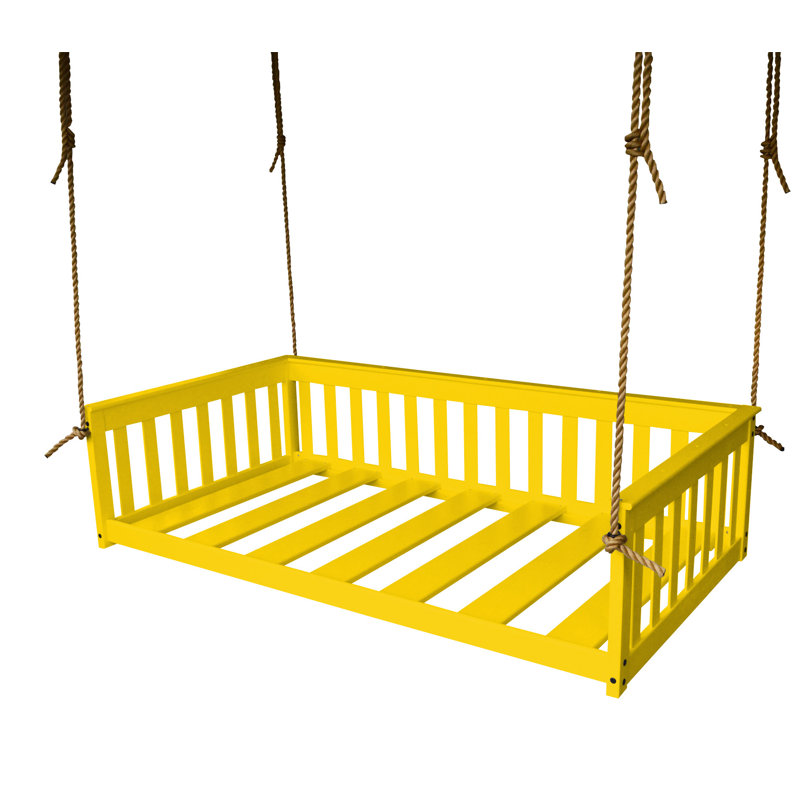 Carol Solid Wood Daybed, Canary Yellow, Twin
