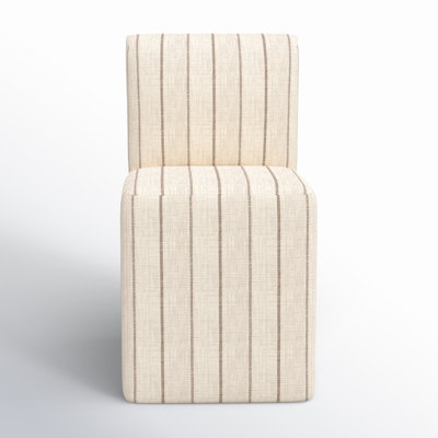 Mendy Upholstered Dining Chair with Casters