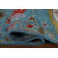 Tapis bleu All-Over Oushak 9 x 12