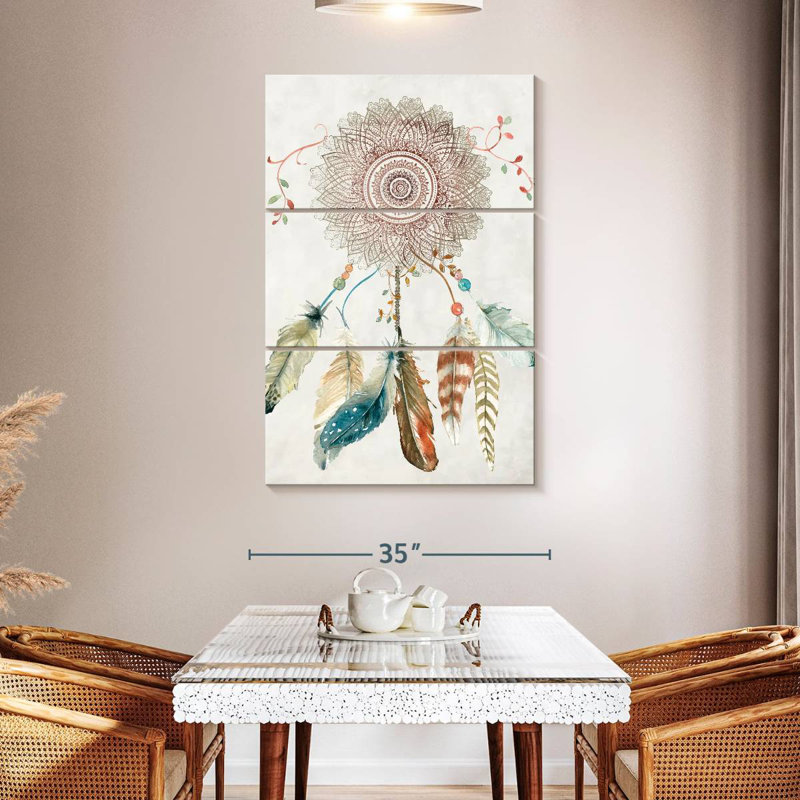Kerner Mandala Dream Catcher, 50" H x 32" W