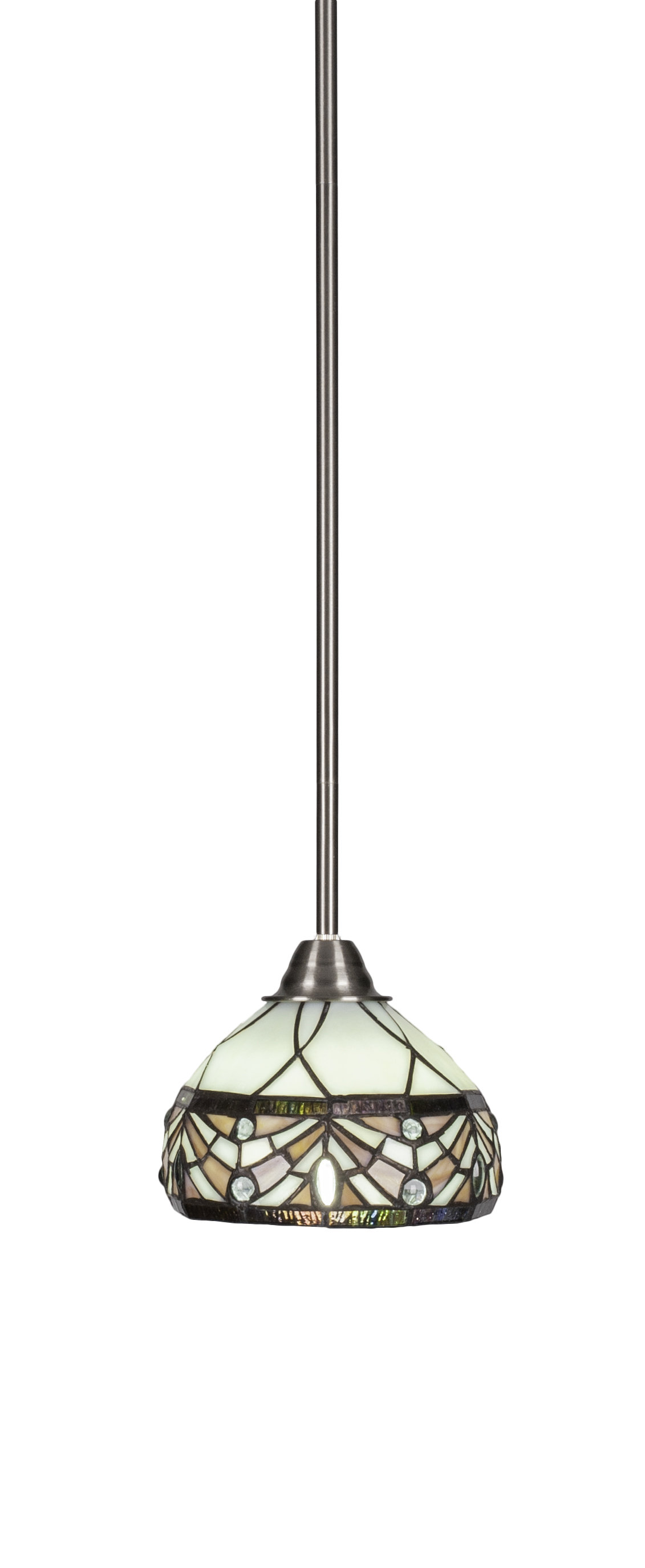 Image showcasing Fleur De Lis Living Sloat 1-Light Mini Pendant | Wayfair