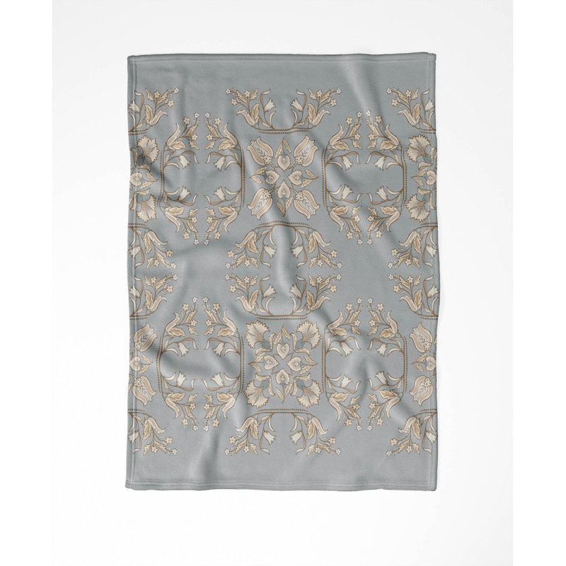 Jeté en polaire Rumi Velveteen, L 60 po x l 50 po, Gris