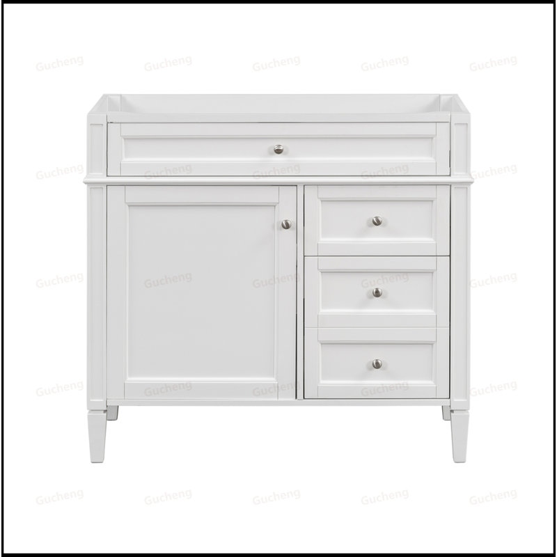 36Inch Bathroom Vanity Cabinet, White