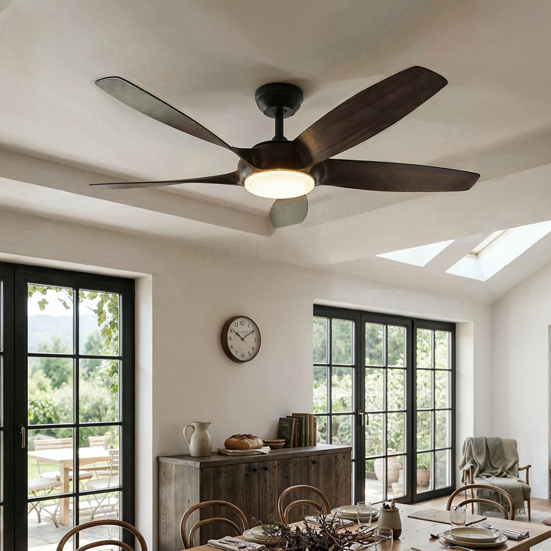 Ventilateur de plafond standard à DEL 3 pales 54 "avec lumière
