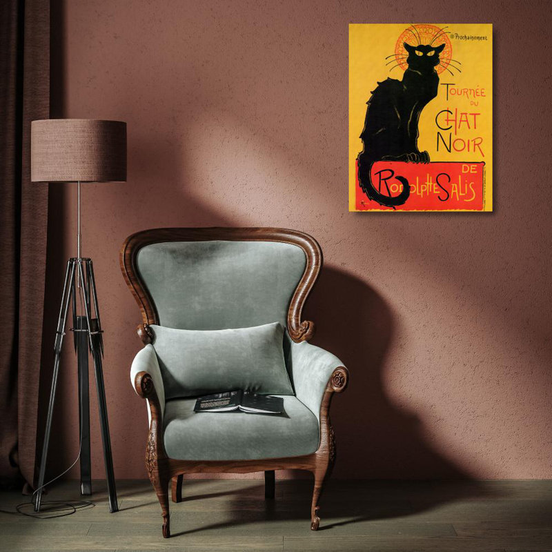 Chat Noir, 18" H x 14" W